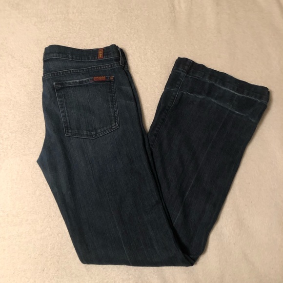 7 of mankind flare jeans - Picture 1 of 2